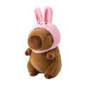 Rabbit Hat Capybara Plushie